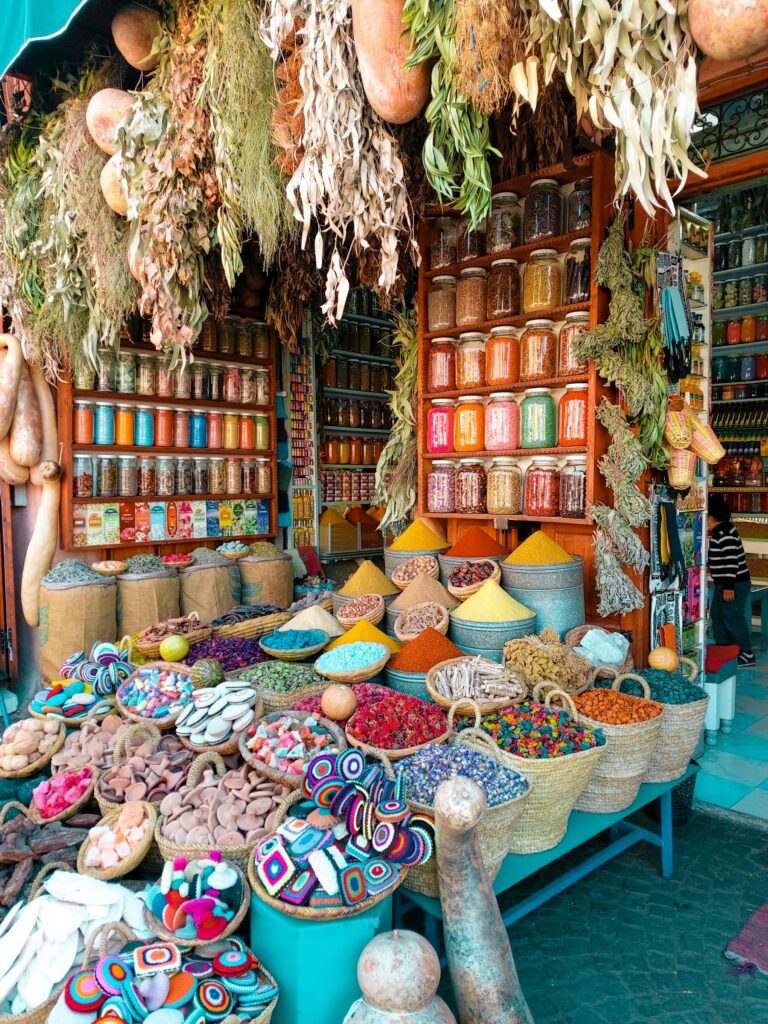 Especiarias em Marrakech