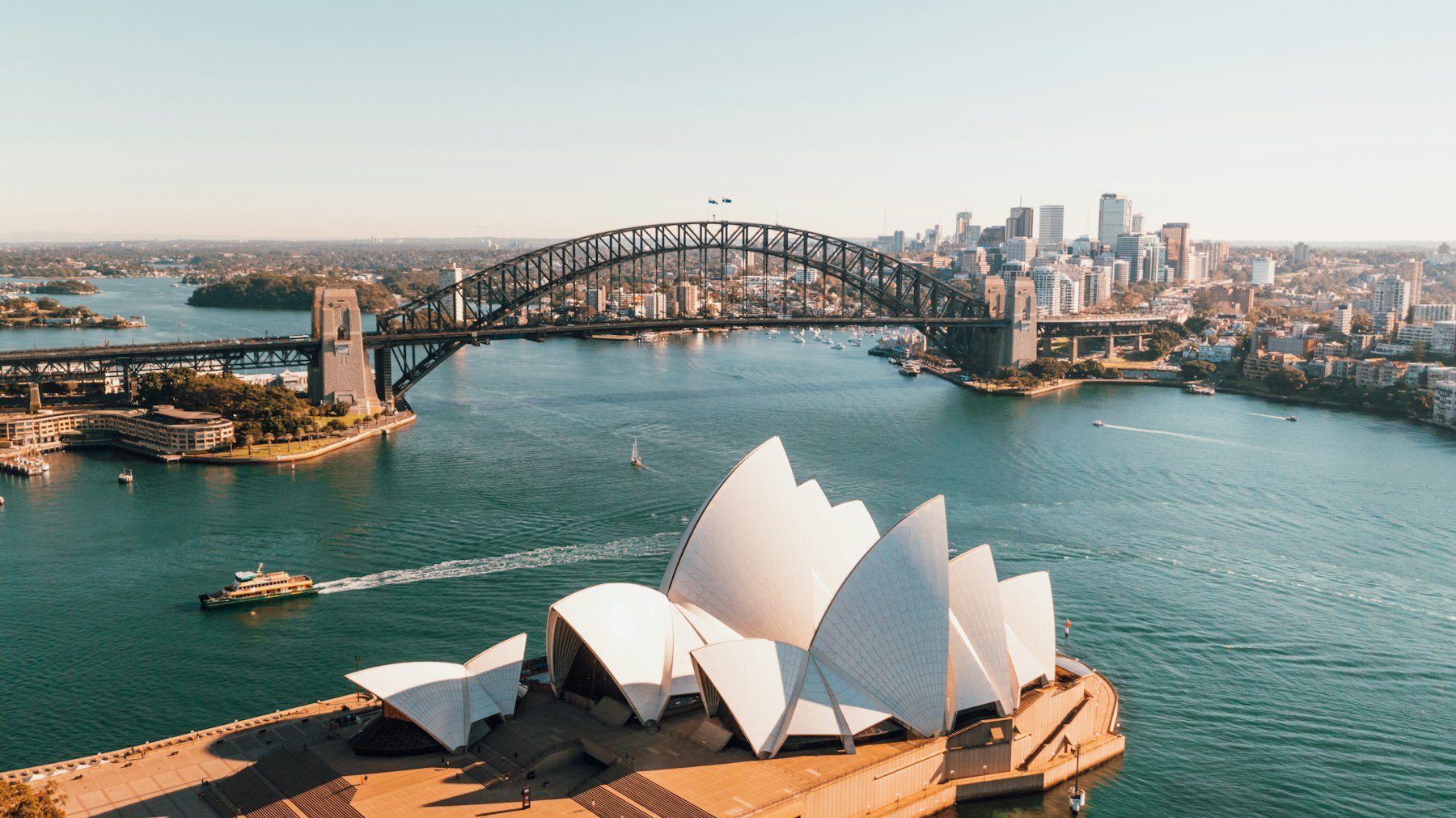 Opera House e a Harbour Bridge, Sydney