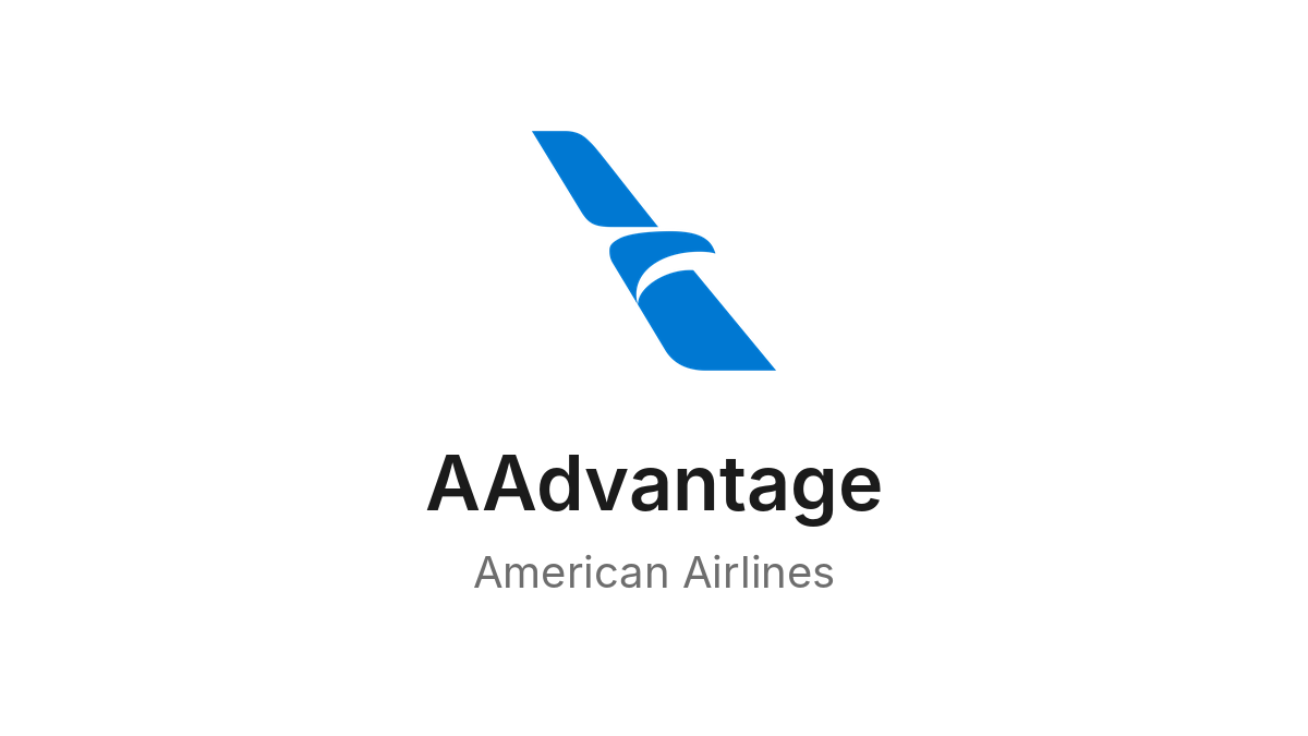 Logo do AAdvantage, programa da American Airlines