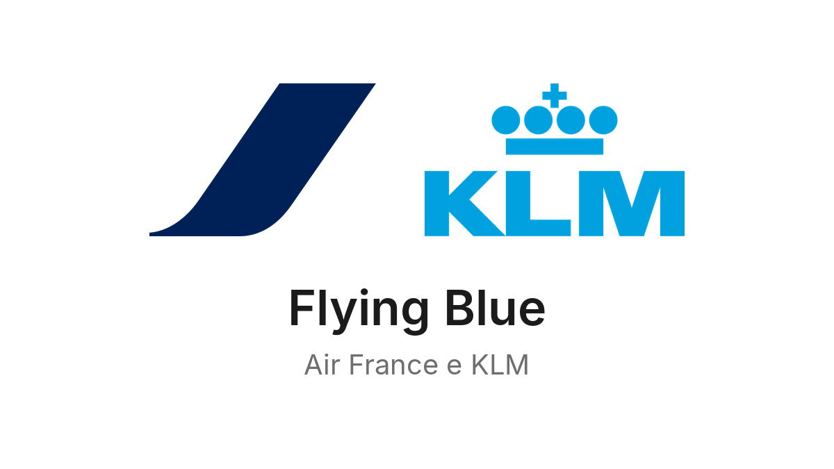 Logo do Flying Blue, programa da Air France e da KLM
